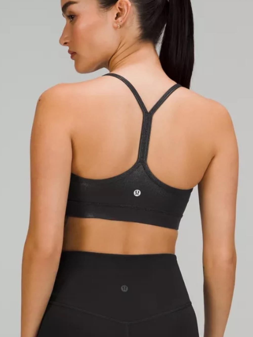 NWT Lululemon Flow Y Bra in Nulu Shine